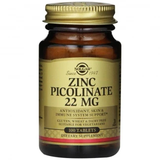 Минералы Solgar (Солгар) Zinc Picolinate общеукрепляющие 300 мг №100-0
