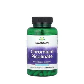 Мінерали Swanson (Свансон) Хрому піколінат капсули по 200мкг №200-0