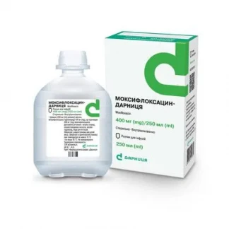МОКСИФЛОКСАЦИН-Дарница раствор для инфузий по 400мг/250мл №1-0