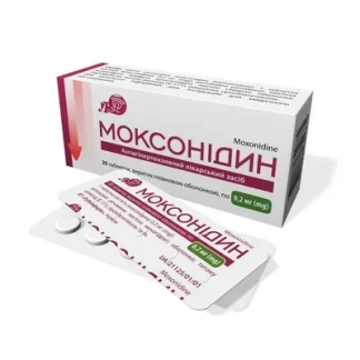 МОКСОНИДИН таблетки по 0,2мг №30-1