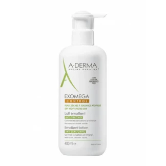 Молочко-эмолент A-Derma (А-Дерма) Exomega Control lotion-emollient смягчающее для сухой кожи лица и тела 400 мл-0