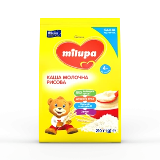 Молочна каша Milupa (Мілупа) Рисова 210г-0