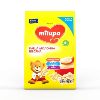 Молочна каша Milupa (Мілупа) Вівсяна 210 г-0