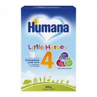 Молочная сухая смесь Humana (Хумана) Little Heroes 3 для детей с 12 месяцев 500г-0