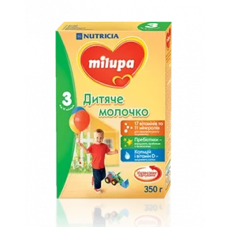Молочна суміш Milupa (Мілупа) Дитяче молочко 3 350 г-1