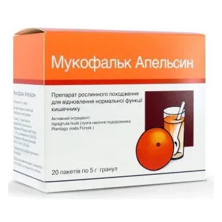 МУКОФАЛЬК Апельсин гранули по 3,25г/5г по 5г №20-0