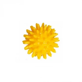 Мяч массажный ПВХ р.6см желтый (11861)-0