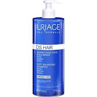 Шампунь Uriage (Урьяж) DS Hair Soft Balancing Shampoo мягкий балансирующий для чувствительной кожи головы и всех типов волос 500 мл-0