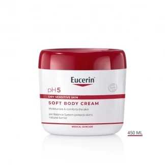 Крем для тела Eucerin (Эуцерин) pH5 Soft Body Cream мягкий 450 мл (88782)-1