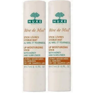 Набір бальзамів для губ Nuxe (Нюкс) Reve de Miel Lip Moisturizing Stick 2х4г-5