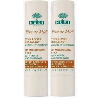 Набір бальзамів для губ Nuxe (Нюкс) Reve de Miel Lip Moisturizing Stick 2х4г-2