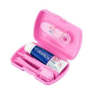 Набор дорожных Curaprox (Курапрокс) Kids розовый Набор дорожных Curaprox (Курапрокс) Kids розовый-0