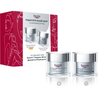 Набор Eucerin (Юцерин) Hyaluron-Filler: Крем дневной 50мл + Крем ночной 50мл-0