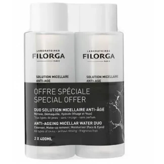 Набор Filorga (Филорга) Duo Clean Perfect мицеллярной лосьон Micellar solution 2х400 мл-3