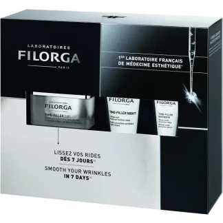Набор Filorga (Филорга) Антивозрастной Time-filler Крем 5-ХР 50 мл + Крем Night 15 мл + Сыворотка Intensive 7 мл-0