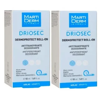 Набір кулькових дезодорантів-антиперспірантів MartiDerm (Марті Дерм) Driosec Dermaprotect 2х50мл-0