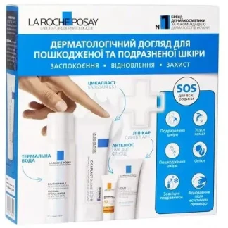 Набір La Roche-Posay (Ля Рош-Позе) Cicaplast Дерматологічний догляд для пошкодженої та подразненої шкіри-0