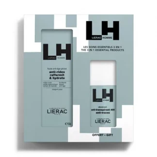 Набір Lierac (Лієрак) Homme: Флюїд глобальний антивіковий 50мл + Дезодорант 50мл-0