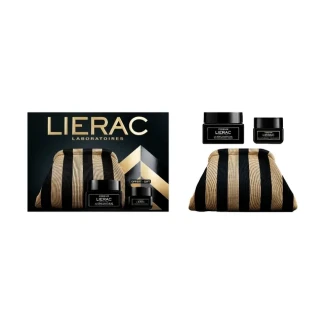 Набор Lierac (Лиерак) Premium: Крем 50мл + Крем для контура глаз 20мл + Косметичка-0