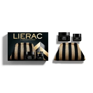 Набор Lierac (Лиерак) Premium: Крем шелковистый 50мл + Крем для контура глаз 20мл + Косметичка-0