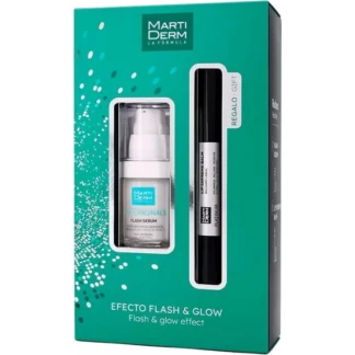 Набор MartiDerm (МартиДерм): Сыворотка Flash 15мл + Бальзам для губ Platinum 4,5мл-0