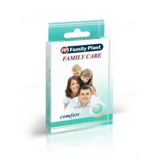 Набор пластырей медицинских «FP Family Plast» бактерицидных Family Care, 20 штук-0