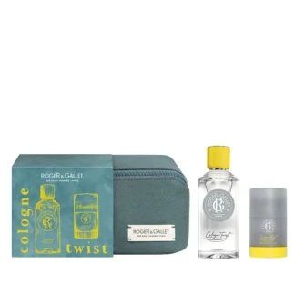 Набор Roger&Gallet (Роже Галле) Колон Твист: Одеколон 100мл + Дезодорант 50г + Косметичка-0