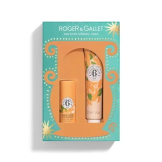 Набор Roger&Gallet (Роже Галле) Нероли: Бальзам для губ 3,5г + Крем для рук 30мл-0
