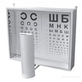 Набор таблиц для проверки гостроты зрения Аппарат Рота АR-1М, Завет-1