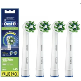 Насадка Oral-B (Орал-Би) для электрической зубной щетки Cross Action ЕВ50RB №4 Насадка Oral-B (Орал-Би) для электрической зубной щетки Cross Action ЕВ50RB №4-0