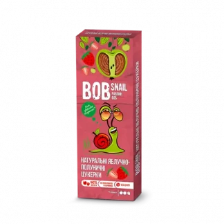 Натуральные конфеты Bob Snail (Боб Снайл) яблочно-клубничные 30 г-0