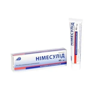 НИМЕСУЛИД гель по 10мг/г 40г в тубе-0