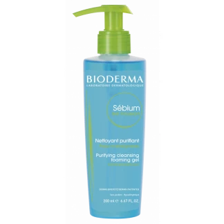 Гель Bioderma (Біодерма) Sebium Gel Moussant очищуючий для комбінованої та жирної шкіри 200 мл-0