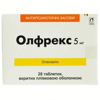 ОЛФРЕКС таблетки по 5мг №28 ОЛФРЕКС таблетки по 5мг №28-0