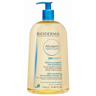 Масло для душа Bioderma (Биодерма) Atoderm Shower Oil 1 л-0