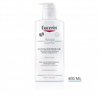 Масло Eucerin (Эуцерин) AtopiControl Cleansing Oil очищающее для атопической кожи тела 400 мл (63173)-1