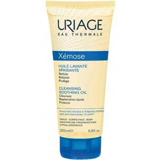 Олійка Uriage (Урьяж) Xemose  Cleansing Soothing Oil очищуюча заспокійлива для сухої шкіри 200 мл-0