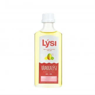Омега-3 LYSI (Лісі) KIDS з печінки тріски та тунця з вітамінами A, D, E + DHA-формула у рідині зі смаком лимона, лайму та манго 240мл у скляній пляшці-2