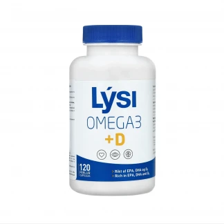 Омега-3 LYSI (Лісі) комплекс з вітаміном D3 капсули по 500мг №120-2