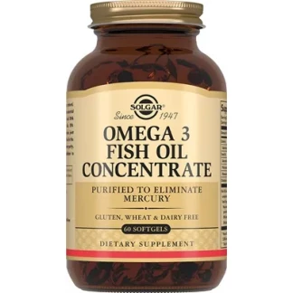 Витамины Solgar (Солгар) Omega 3 Fish Oil Concentrate капсулы №60-0
