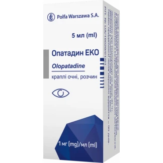 ОПАТАДИН Эко капли глазные 0,1% по 5мл №1-1