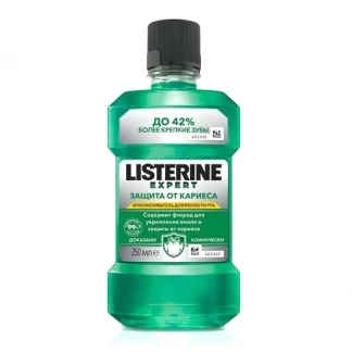 Ополіскувач для порожнини рота Listerine (Лістерин) Expert Захист від карієсу 250 мл-0