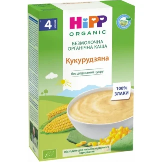 Органічна безмолочна каша HiPP (Хіпп) Кукурудзяна 200 г-0