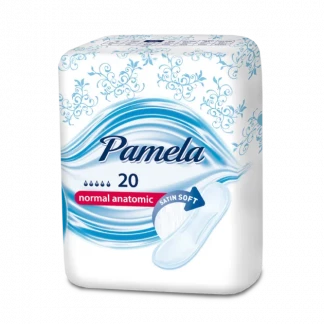 Прокладки гігієнічні Pamela (Памела) сатін софт нормал анатомік, №20-0