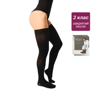 Панчохи компресійні К2 Veinax (Вейнакс) Cotton чоловічі, довжина звичайна, чорні р.3 (862R-BK3)-0