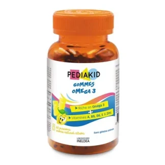 PEDIAKID (Педиакид) Gommes Omega 3 Медвежонок пастилки №60-0