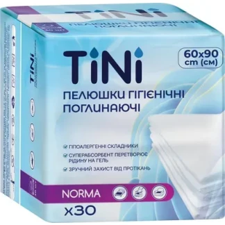 Пеленки Tini (Тени) Norma 60х90см №30-0