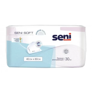 Пеленки гігієнічні Seni (Сені) Soft Super 40х60 см, 30 штук-0