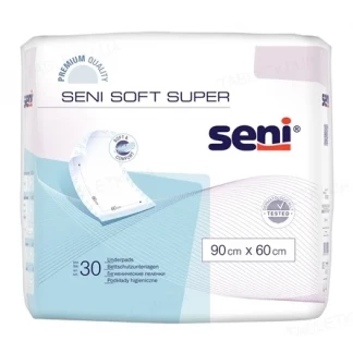 Пеленки гігієнічні Seni (Сені) Soft Super 90х60 см, 30 штук-0
