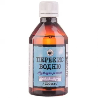 ПЕРЕКИС Водню розчин для зовнішнього застосування 3% по 200мл в полімерному флаконі-0